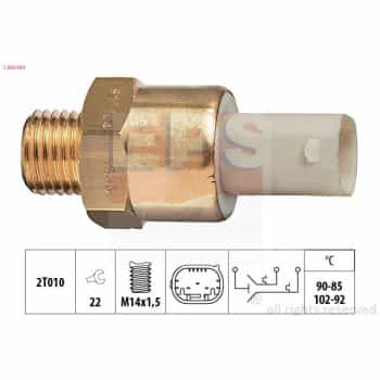 Interrupteur de température, ventilateur de radiateur Made in Italy - OE Equivalent 1.850.683 EPS Facet