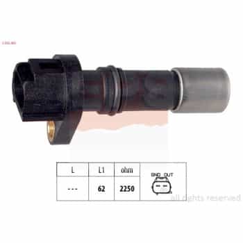 Capteur d'angle, vilebrequin Made in Italy - OE Equivalent 1953461 EPS Facet