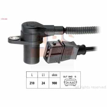 Capteur d'angle, vilebrequin Made in Italy - OE Equivalent 1953562 EPS Facet