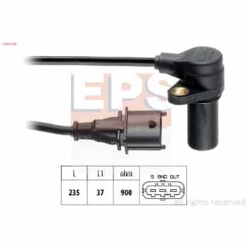Capteur d'angle, vilebrequin Made in Italy - OE Equivalent 1953326 EPS Facet