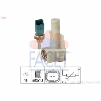 Sonde de température, liquide de refroidissement Made in Italy - OE Equivalent 7.3233K Facet