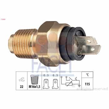 Sonde de température, liquide de refroidissement Made in Italy - OE Equivalent 7.3500 Facet