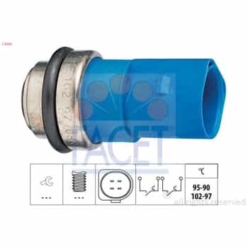 Interrupteur de température, ventilateur de radiateur Made in Italy - OE Equivalent 7.5692 Facet