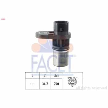 Capteur d'angle, vilebrequin Made in Italy - OE Equivalent 9.0292 Facet