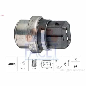 Contact thermique, voyant avertisseur de l'agent réfrigérant Made in Italy - OE Equivalent 7.4133 Facet