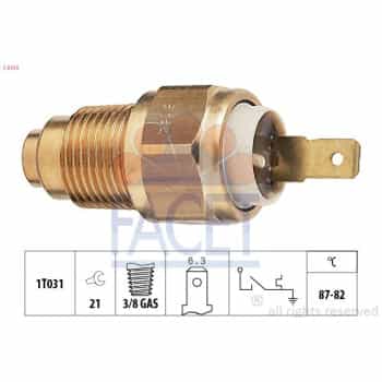 Interrupteur de température, ventilateur de radiateur Made in Italy - OE Equivalent 7.5154 Facet