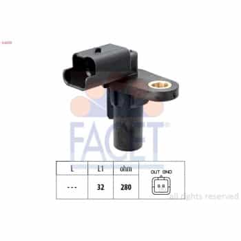 Capteur d'angle, vilebrequin Made in Italy - OE Equivalent 9.0579 Facet