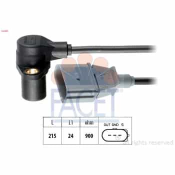 Capteur d'angle, vilebrequin Made in Italy - OE Equivalent 9.0241 Facet