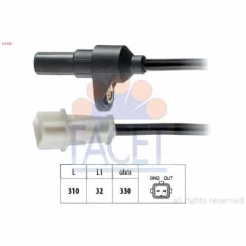 Capteur d'angle, vilebrequin Made in Italy - OE Equivalent 9.0142 Facet
