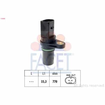 Capteur d'angle, vilebrequin Made in Italy - OE Equivalent 9.0640 Facet