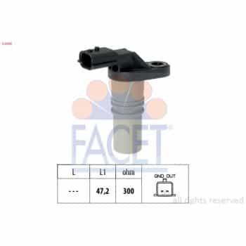 Capteur d'angle, vilebrequin Made in Italy - OE Equivalent 9.0646 Facet