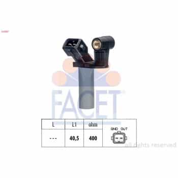 Capteur d'angle, vilebrequin Made in Italy - OE Equivalent 9.0307 Facet