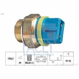 Interrupteur de température, ventilateur de radiateur Made in Italy - OE Equivalent 7.5145 Facet