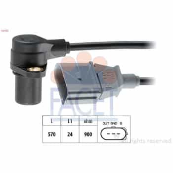Capteur d'angle, vilebrequin Made in Italy - OE Equivalent 9.0172 Facet