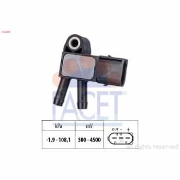 Capteur, pression des gaz échappement Made in Italy - OE Equivalent