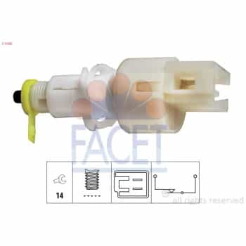 Interrupteur des feux de freins Made in Italy - OE Equivalent 7.1108 Facet