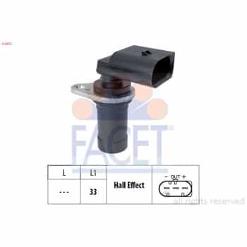 Capteur d'angle, vilebrequin Made in Italy - OE Equivalent 9.0472 Facet
