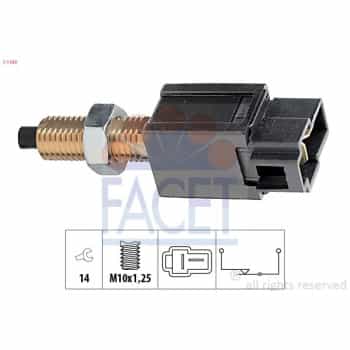 Interrupteur des feux de freins Made in Italy - OE Equivalent 7.1169 Facet