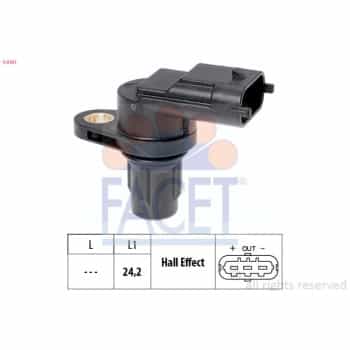 Capteur d'angle, vilebrequin Made in Italy - OE Equivalent 9.0361 Facet