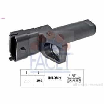 Capteur d'angle, vilebrequin Made in Italy - OE Equivalent 9.0654 Facet