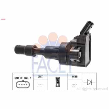 Bobine d'allumage 9.6538 Facet