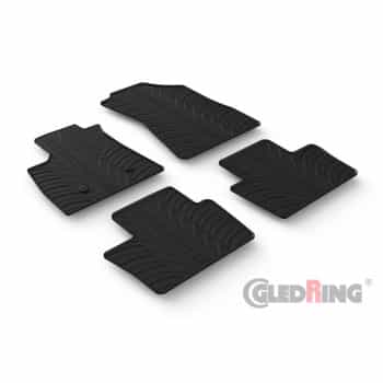 Tapis en caoutchouc sur mesure pour Renault Austral-e E-Tech Hybrid 2022- (profil T en 4 parties)