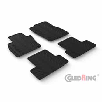 Tapis en caoutchouc sur mesure pour Mazda CX-60 Hybrid 2022- (profil T 4 pièces)