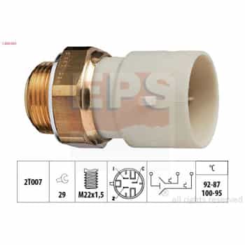Interrupteur de température, ventilateur de radiateur 1.850.663 EPS Facet