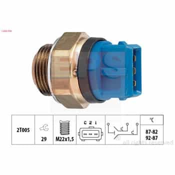 Interrupteur de température, ventilateur de radiateur 1.850.700 EPS Facet