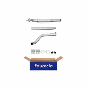 Silencieux avant - Kit Easy2Fit - Set avec pièces de montage