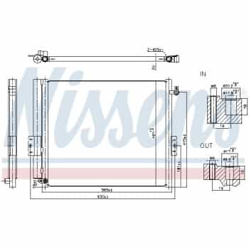 Condenseur, climatiseur 940847 Nissens