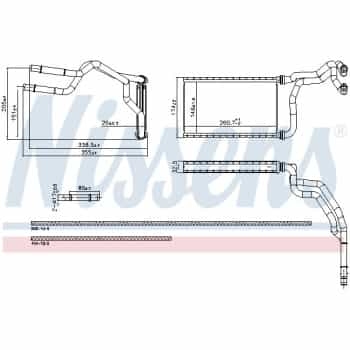 Radiateur de chauffage, chauffage intérieur