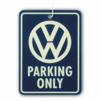 Désodorisant VW Parking Only pour voiture neuve