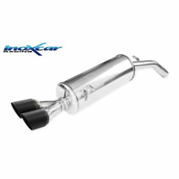 Échappement Sport 100% Inox pour Peugeot 208 1.6 16v Turbo GTi (200cv) 2013- 2x80mm Céramique Noir