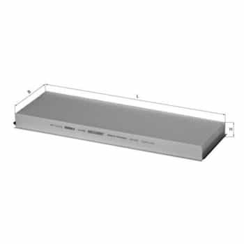 Filtre, air de l'habitacle LA 438 Mahle