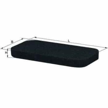 Filtre, air de l'habitacle LAP 13 Mahle