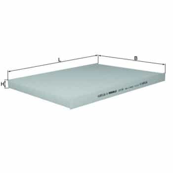 Filtre, air de l'habitacle LA 64 Mahle