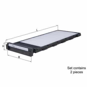 Filtre, air de l'habitacle LA 932/S Mahle