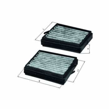 Filtre, air de l'habitacle LKK 116/S Mahle