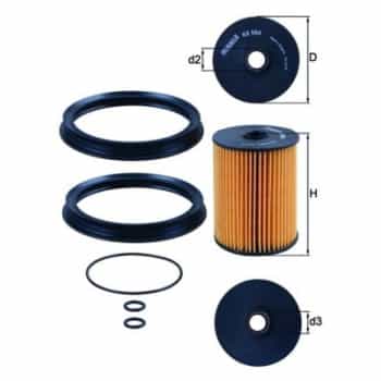 Filtre à carburant KX 504D Mahle