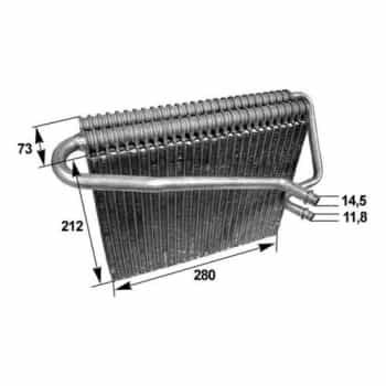 Évaporateur climatisation BEHR