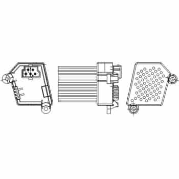 Régulateur, pulseur d'air habitacle