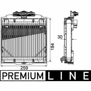 Radiateur d'huile de boîte automatique BEHR *** PREMIUM LINE ***