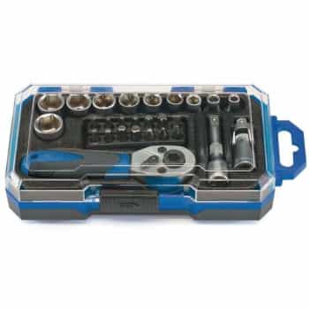 Draper 1/4" Cliquet et jeu de douilles 27pcs