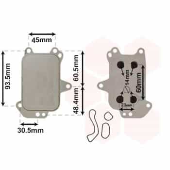 refroidisseur d'huile 09013703 International Radiators
