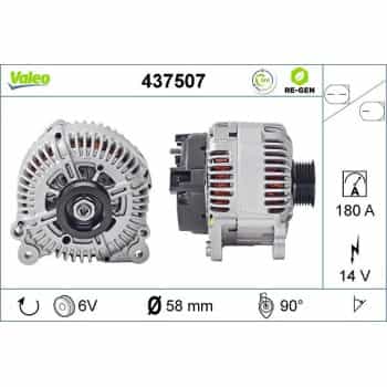 Alternateur REMANUFACTURED PREMIUM 437507 Valeo