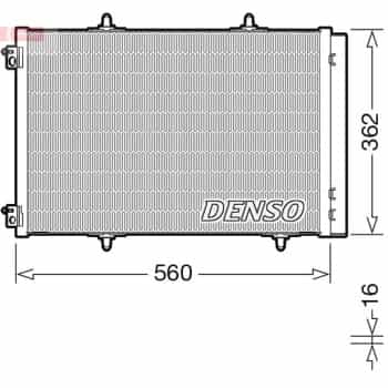 Condenseur, climatiseur DCN07061 Denso