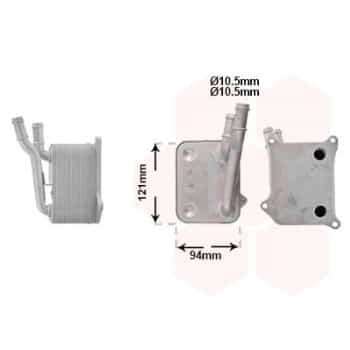 Refroidisseur d'huile, huile moteur 03013717 International Radiators