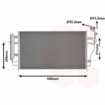 Condenseur, climatiseur 13015713 International Radiators
