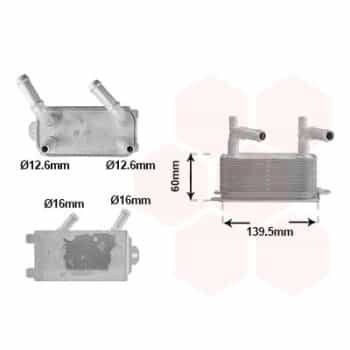 Refroidisseur d'huile, transmission automatique 18013710 International Radiators